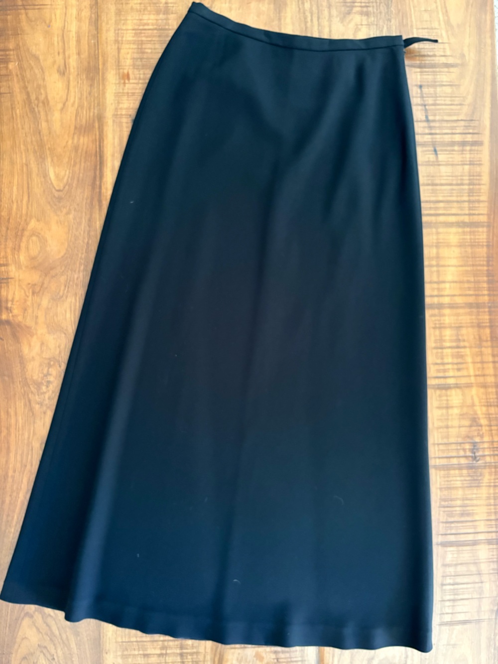Ann Taylor Vintage Black Maxi A-Line Skirt
